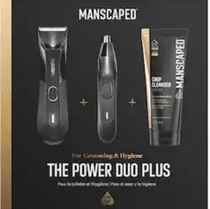 Manscaped Power Duo Plus Grooming Kit - Black